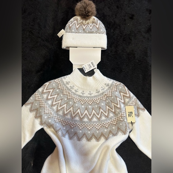 NWT Sweater & Hat Set - Picture 2 of 5